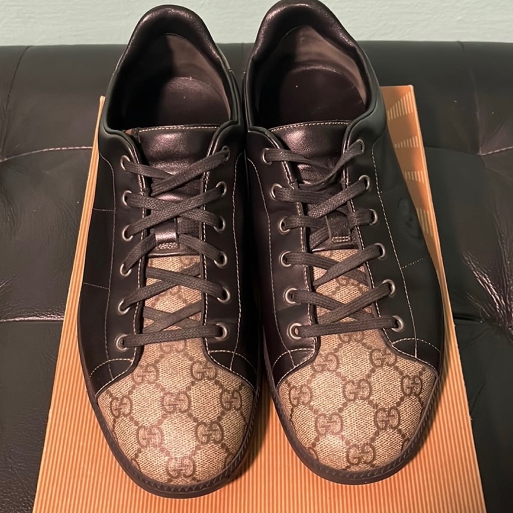 Gucci, men’s sneakers, size 10, authentic 100%